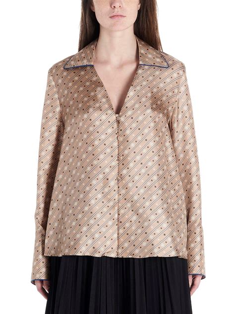 Silk blouse Fendi Beige size 42 IT in Silk 